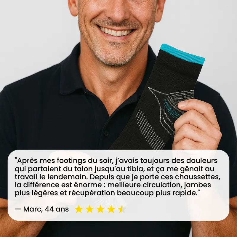 ChausseFit™ | Chaussettes de compression en fibre de bambou
