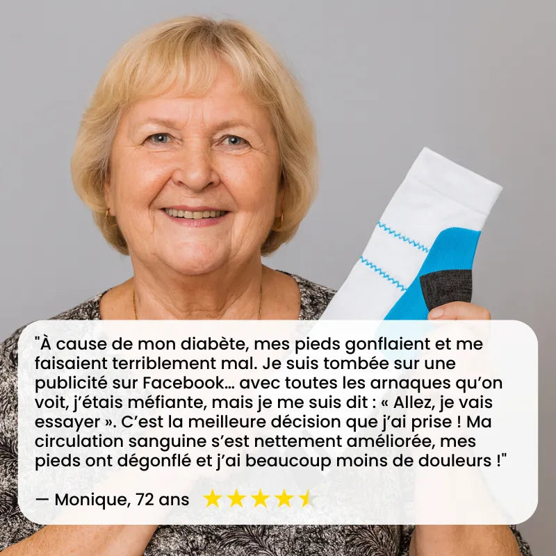 ChausseFit™ | Chaussettes de compression en fibre de bambou