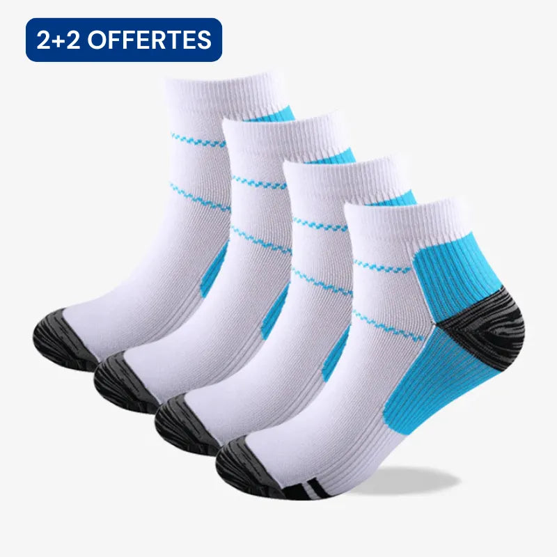 ChausseFit™ | Chaussettes de compression en fibre de bambou