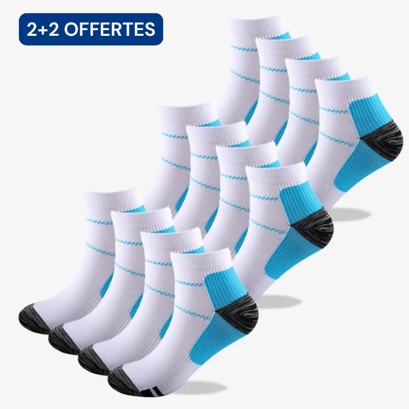 ChausseFit™ | Chaussettes de compression en fibre de bambou