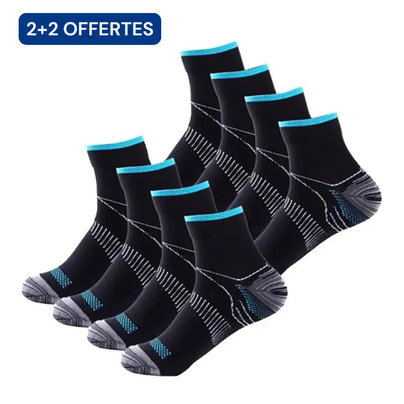 ChausseFit™ | Chaussettes de compression en fibre de bambou
