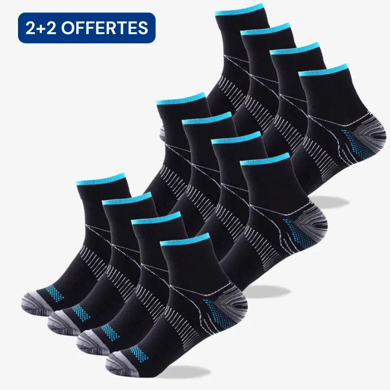 ChausseFit™ | Chaussettes de compression en fibre de bambou