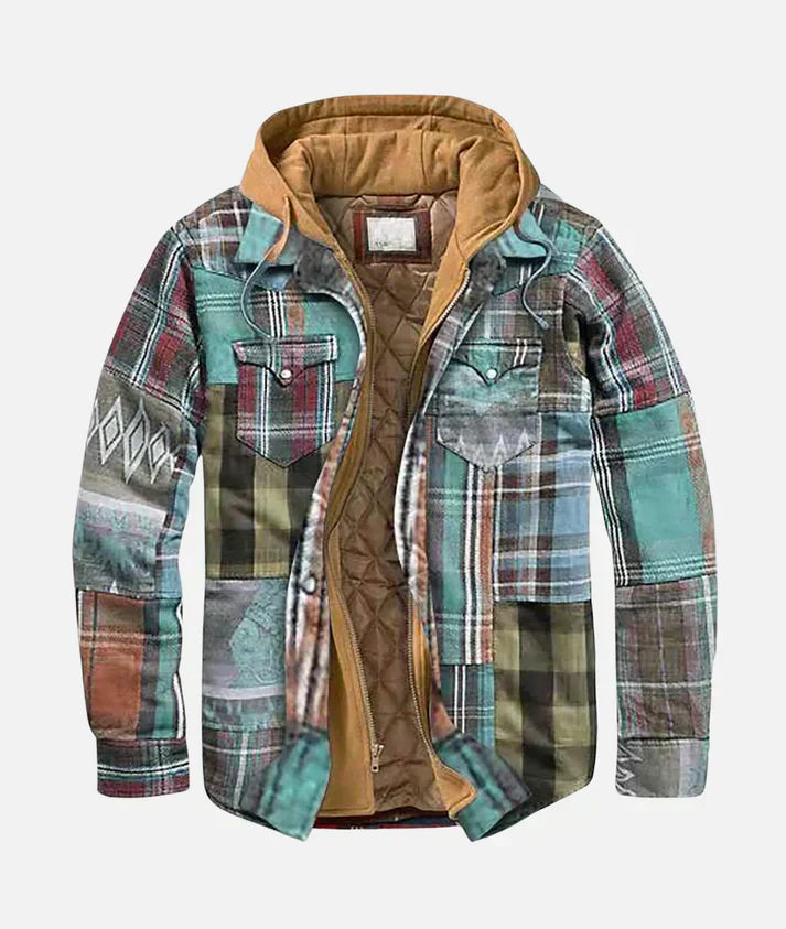 Dorian™ | Veste patchwork à carreaux