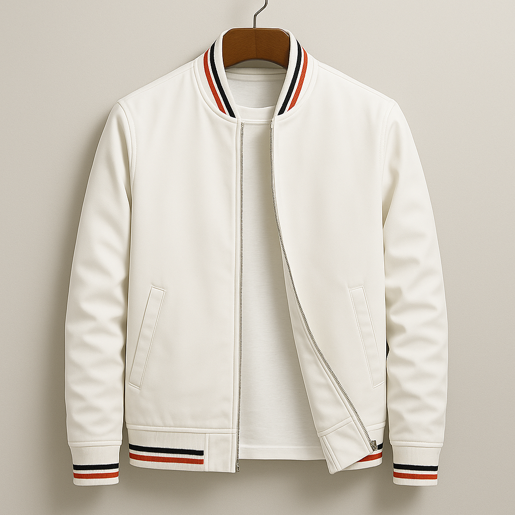 Étoile Homme™ | Blouson Bomber élégant à rayures