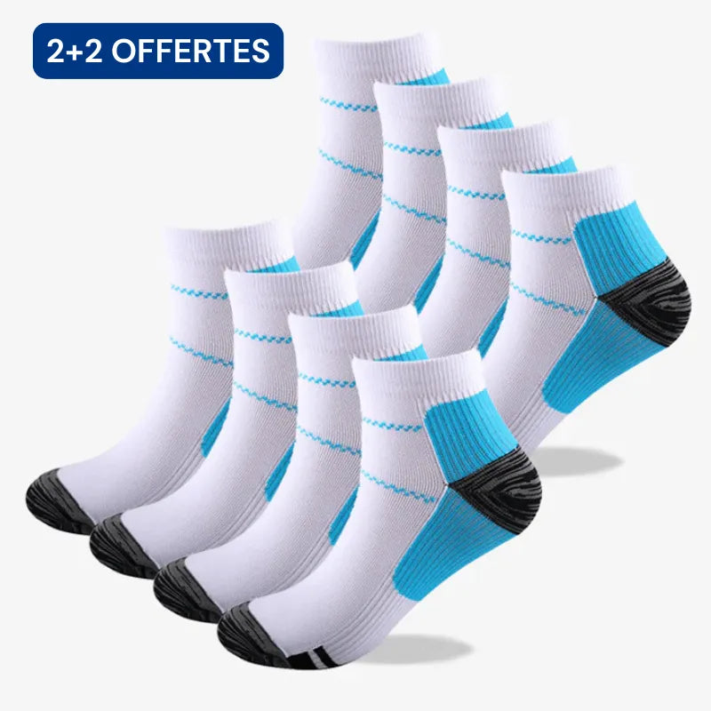 ChausseFit™ | Chaussettes de compression en fibre de bambou